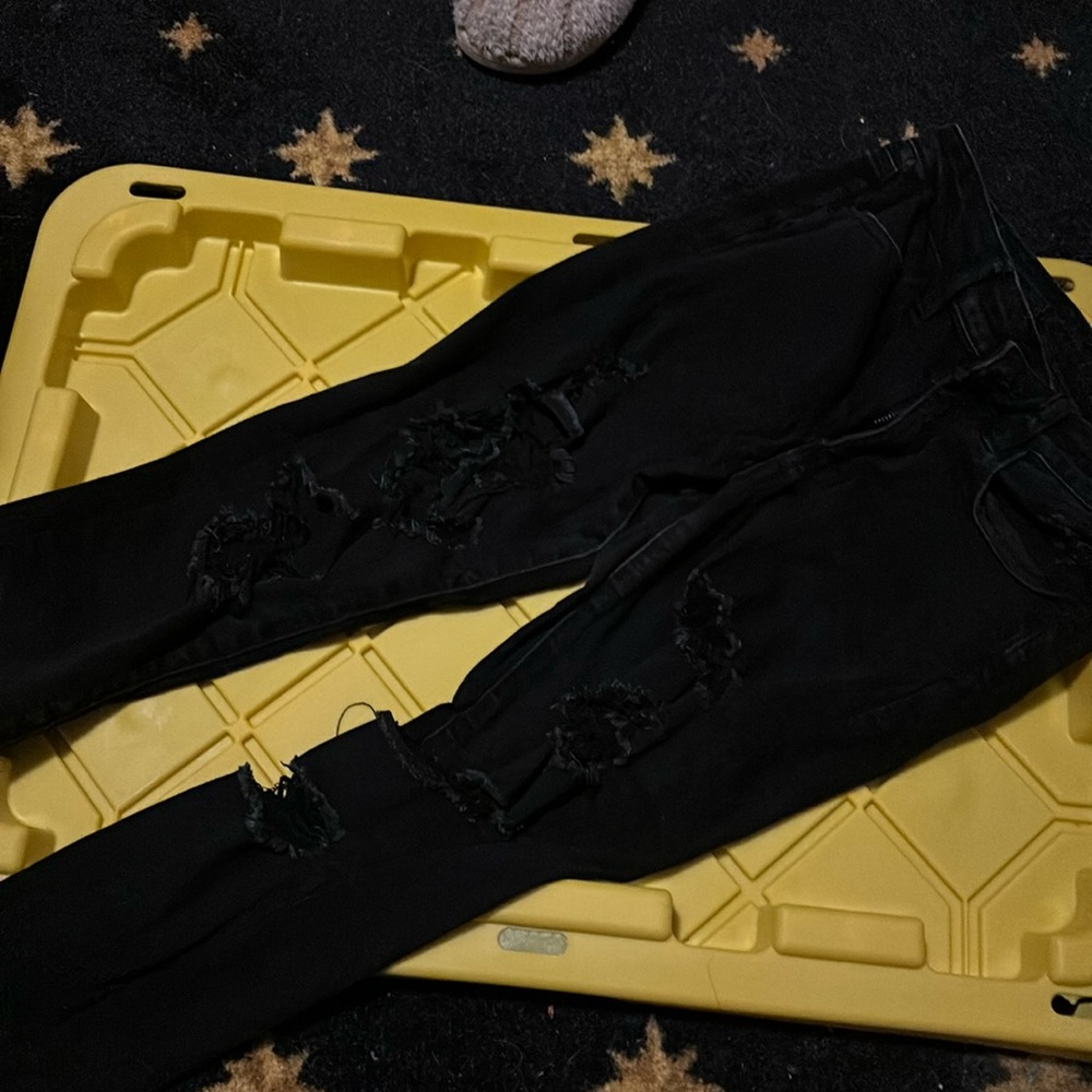 American Eagle super stretch black denim jeans